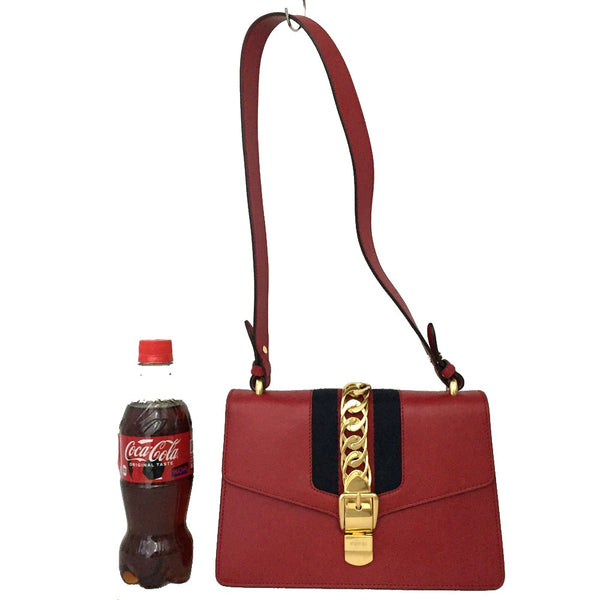 Gucci Sylvie Sherry Line Leather 2Way