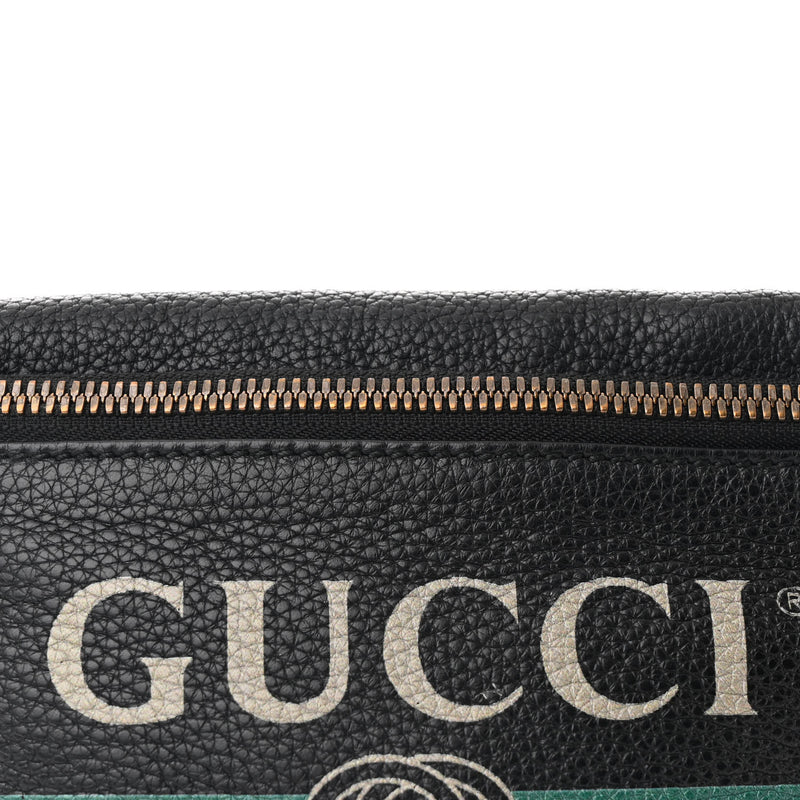 Gucci Grained Calfskin Small Logo Belt