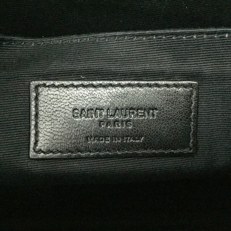 Saint Laurent Logo Leather Zip Tablet