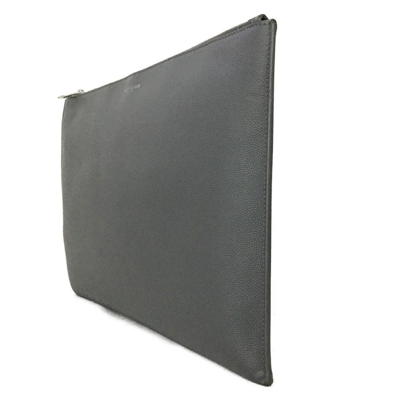 Saint Laurent Logo Leather Zip Tablet