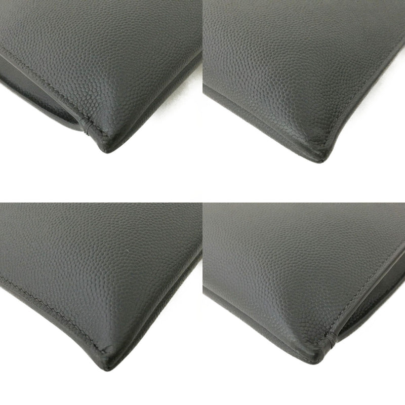 Saint Laurent Logo Leather Zip Tablet