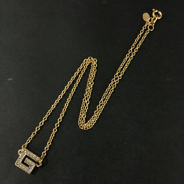 Givenchy G Logo Rhinestone Gold Tone