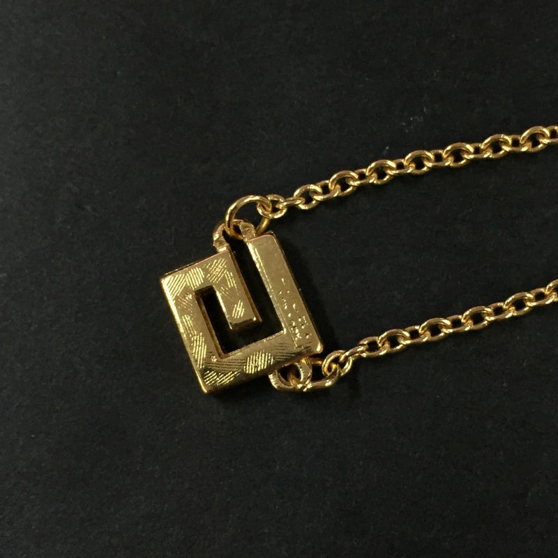 Givenchy G Logo Rhinestone Gold Tone