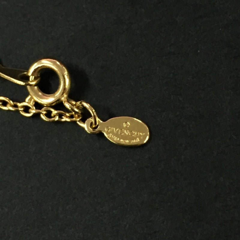 Givenchy G Logo Rhinestone Gold Tone
