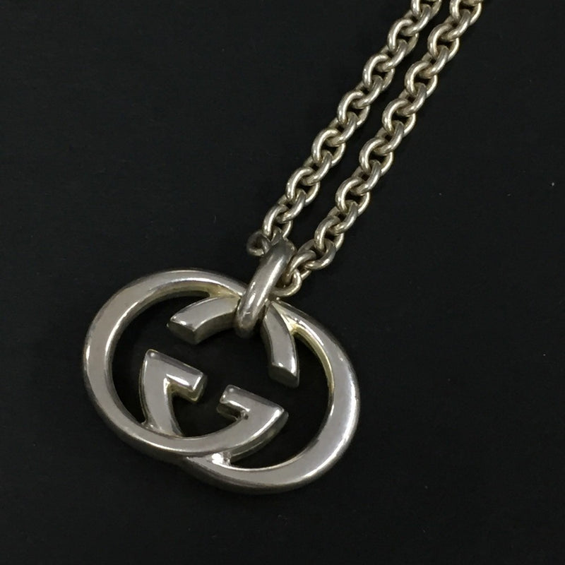 Gucci Interlocking G Silver Pendant