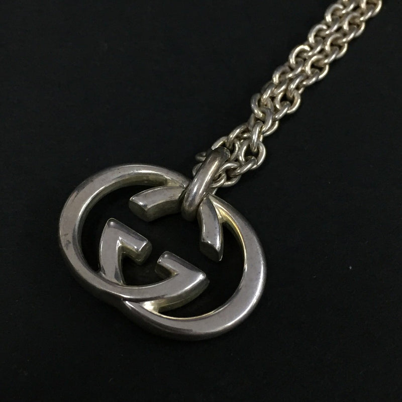 Gucci Interlocking G Silver Pendant