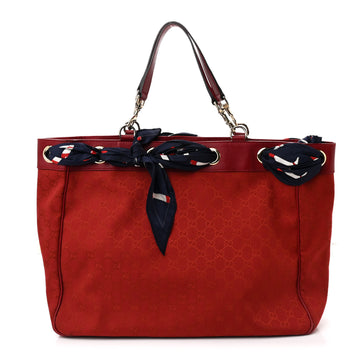 Gucci Large Positano Tote Red