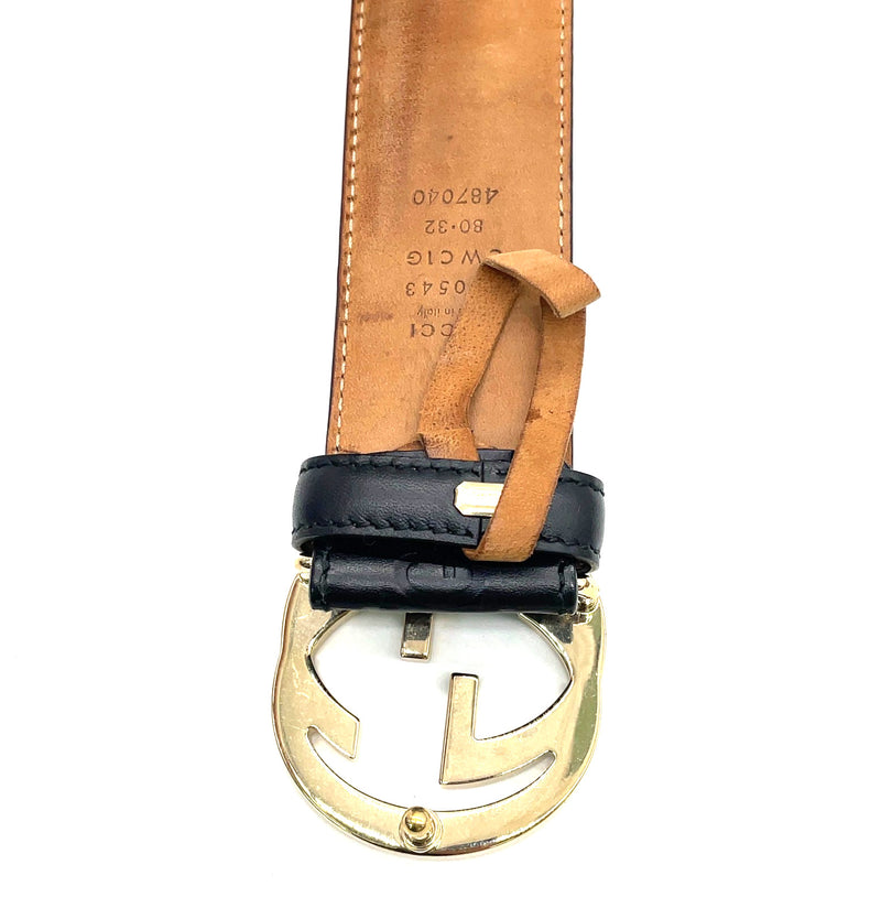 Gucci Guccissima Interlocking Size