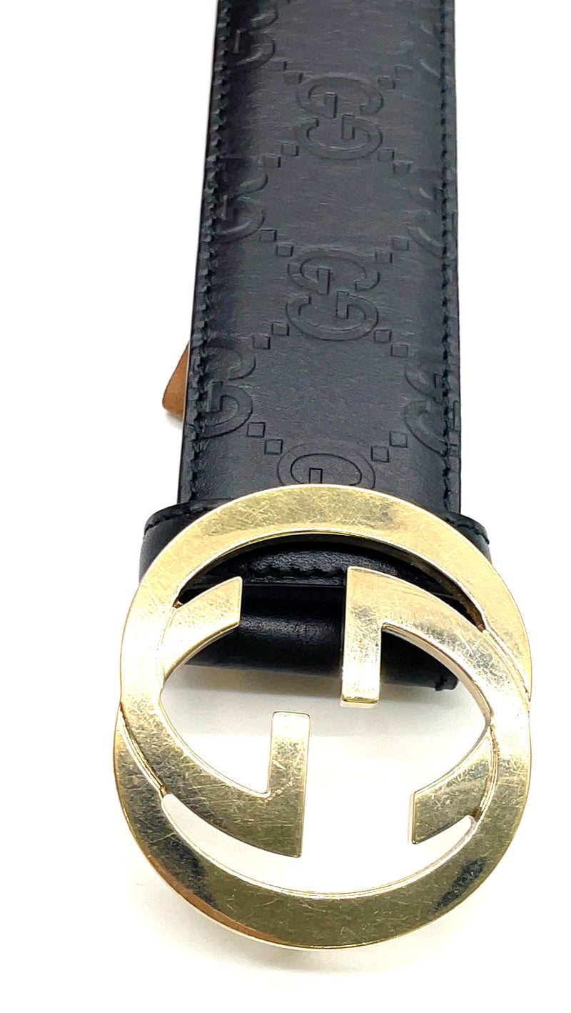 Gucci Guccissima Interlocking Size