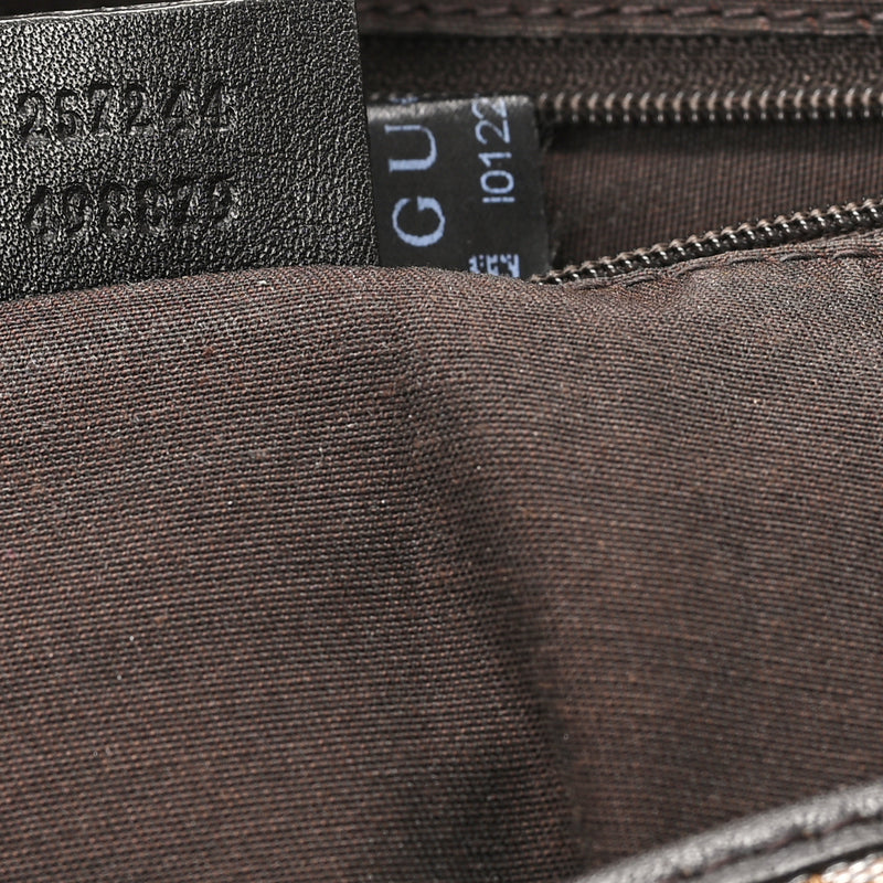Gucci Metallic Xl Shopper Tote Brown