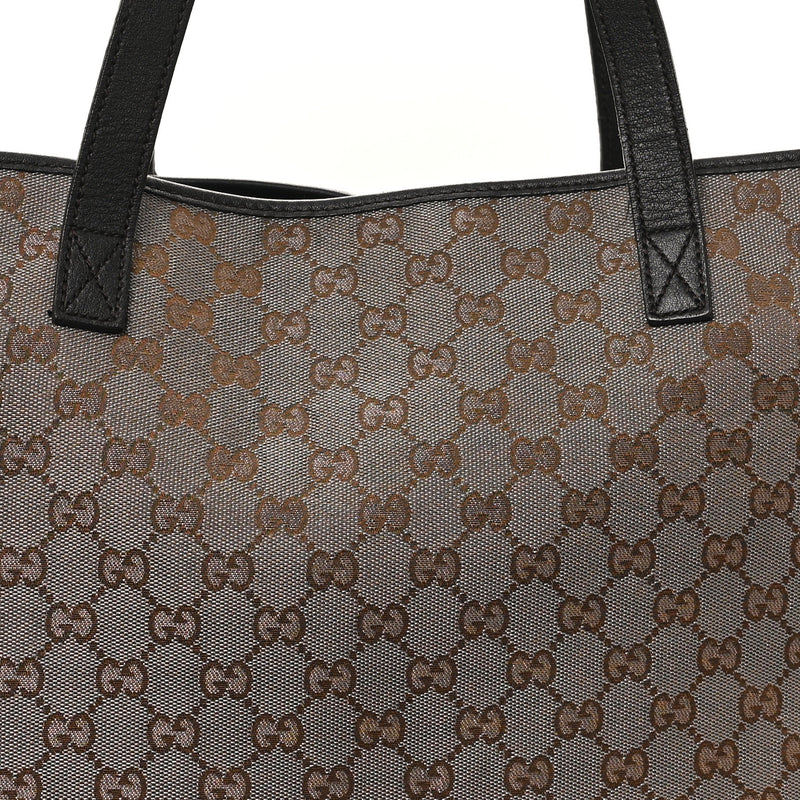 Gucci Metallic Xl Shopper Tote Brown