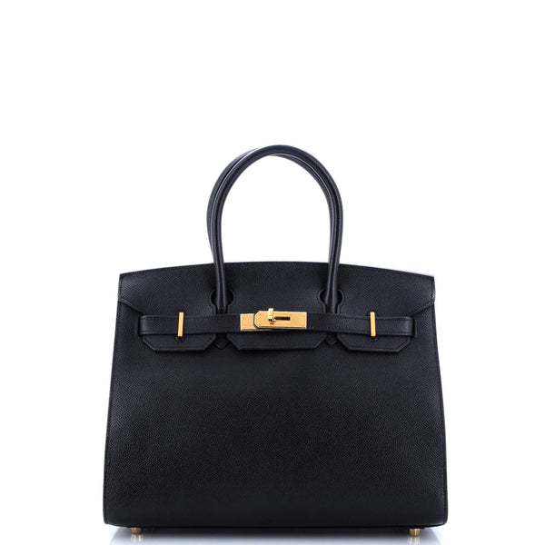 Hermes Birkin Sellier Bag Noir Epsom