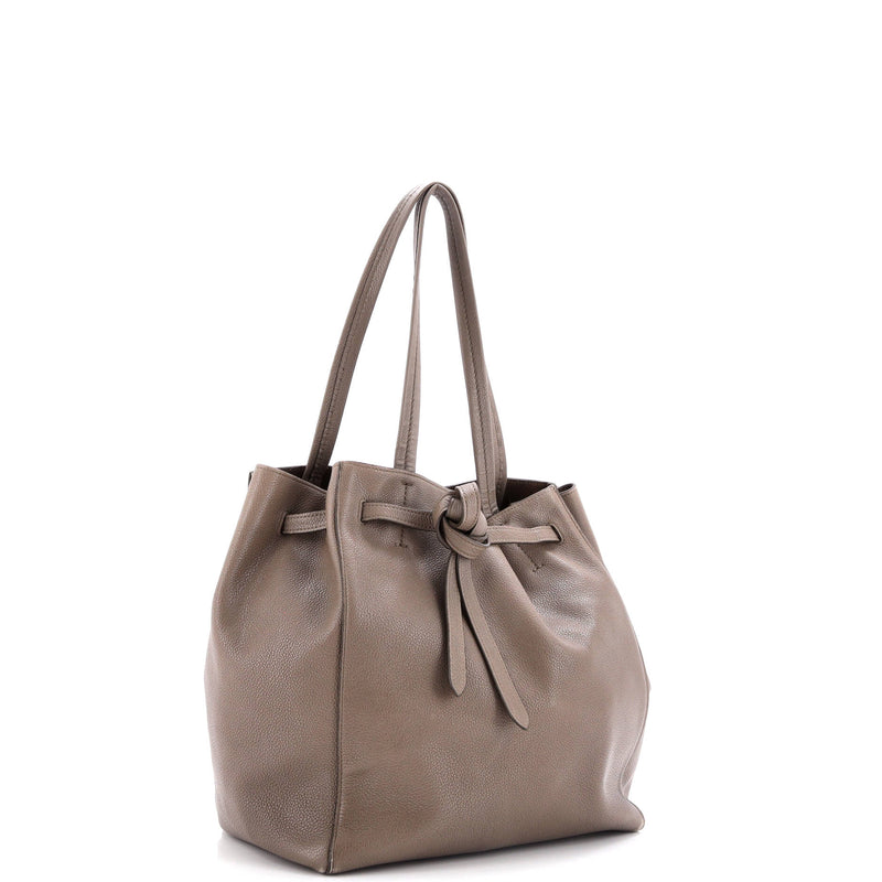Celine Phantom Tie Cabas Tote Leather