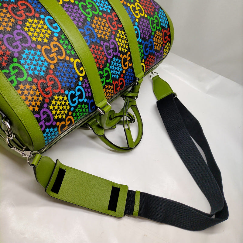Gucci Hand Bag Green Pvc