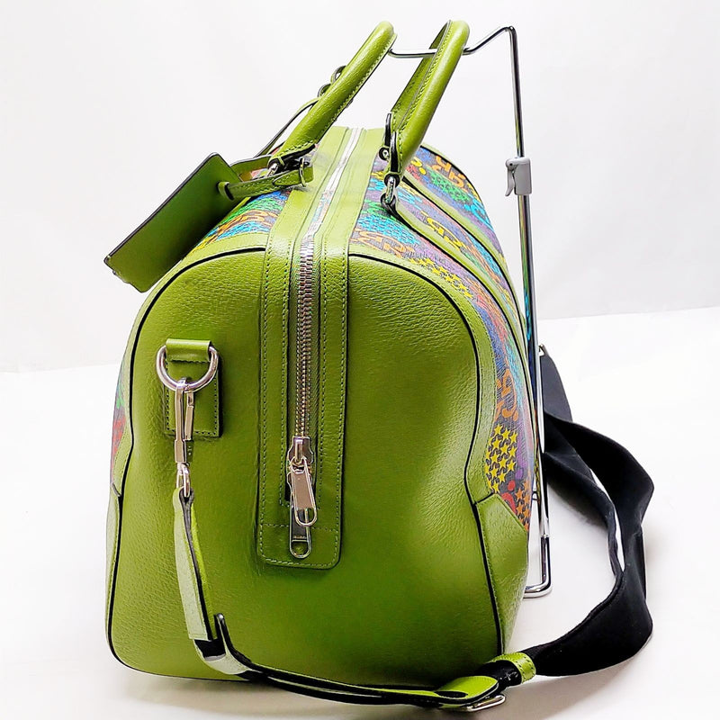 Gucci Hand Bag Green Pvc