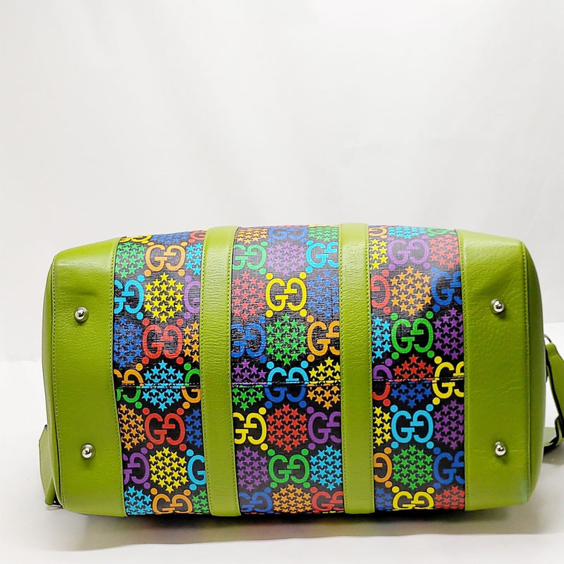 Gucci Hand Bag Green Pvc
