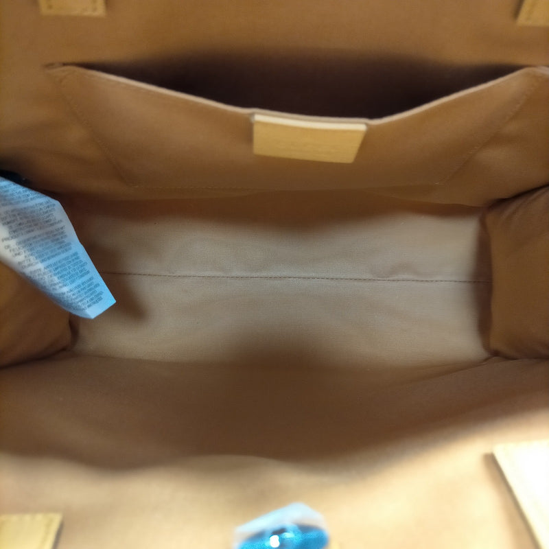 Gucci Hand Bag Navy Blue Pvc