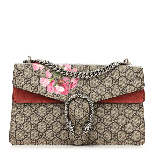 Gucci Gg Supreme Blooms Small Dionysus