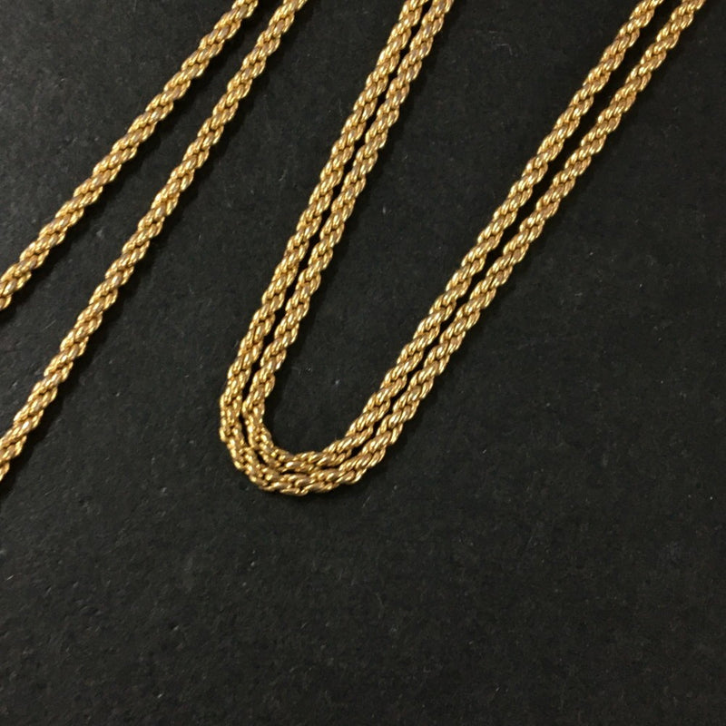 Christian Dior Cd Logo Gold Tone Pendant