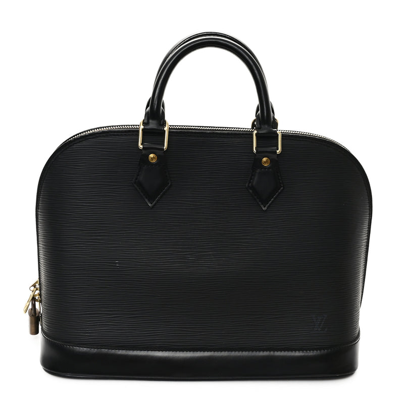Louis Vuitton Epi Alma Pm Black