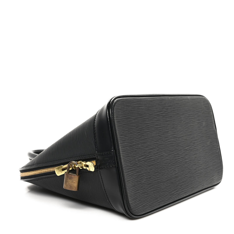 Louis Vuitton Epi Alma Pm Black