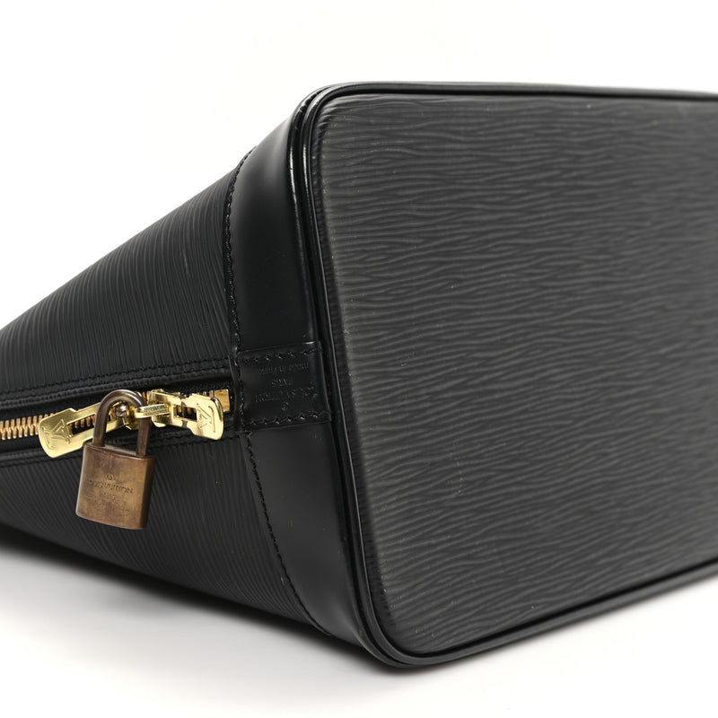 Louis Vuitton Epi Alma Pm Black