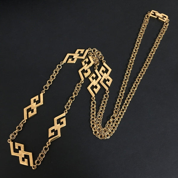 Givenchy Gg Logo Link Chain Gold Tone