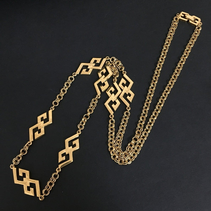 Givenchy Gg Logo Link Chain Gold Tone