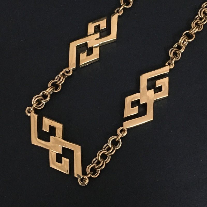 Givenchy Gg Logo Link Chain Gold Tone