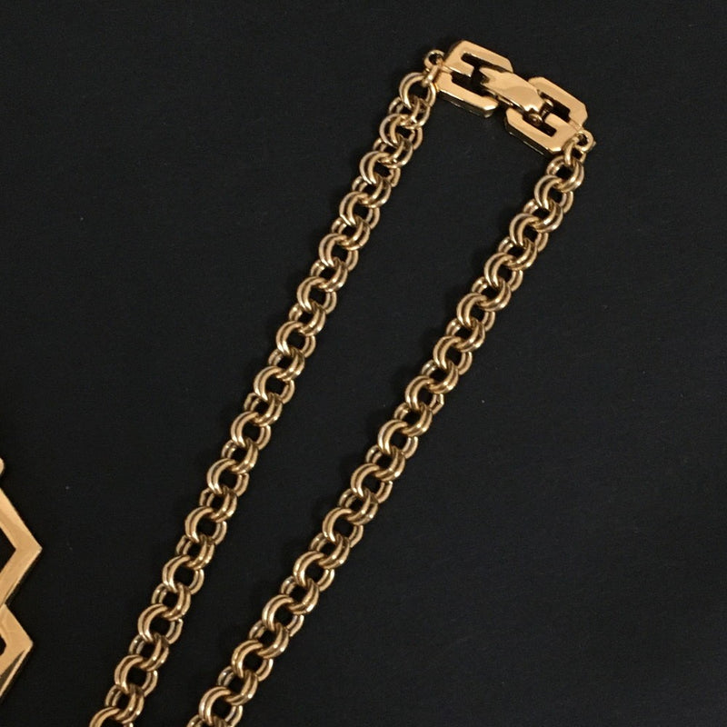 Givenchy Gg Logo Link Chain Gold Tone