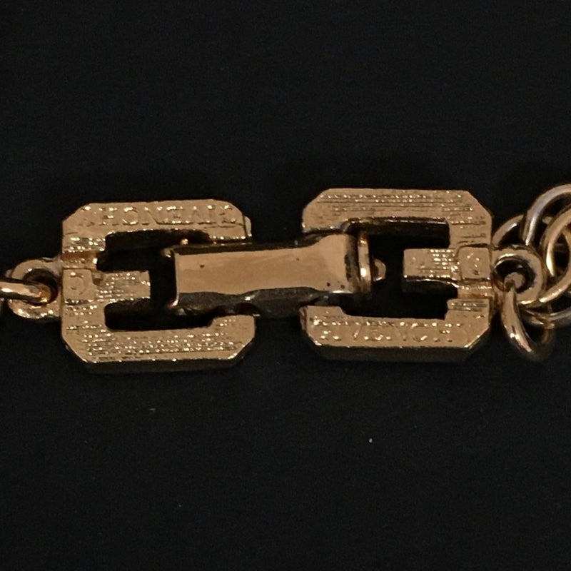 Givenchy Gg Logo Link Chain Gold Tone