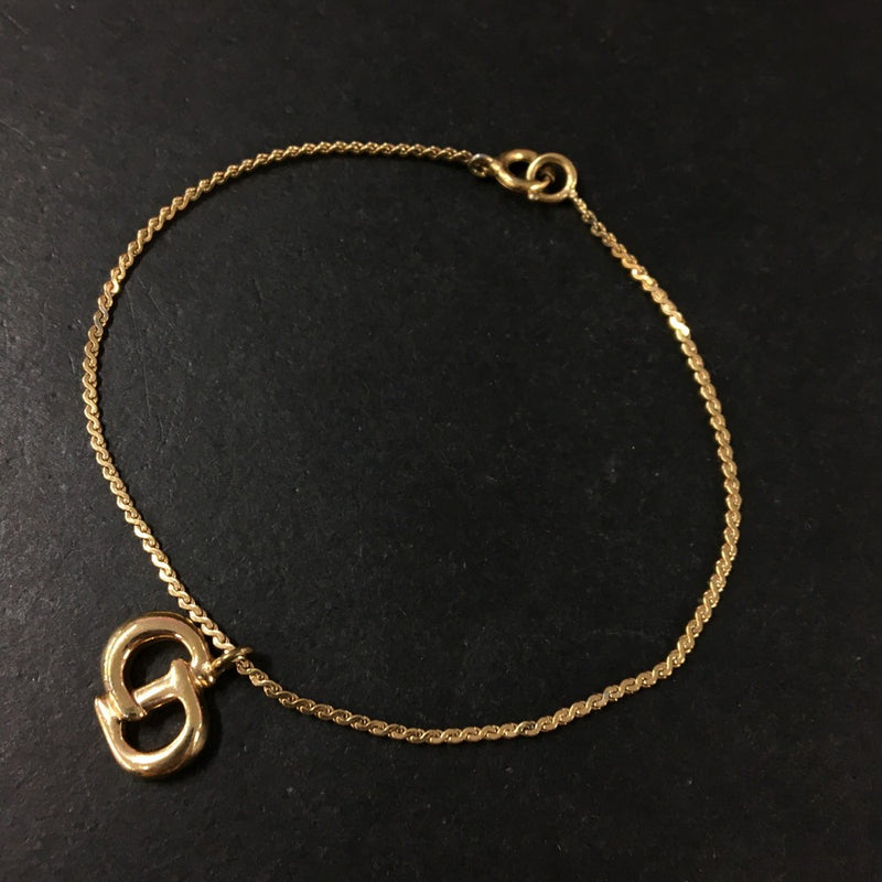 Christian Dior Cd Logo Gold Tone