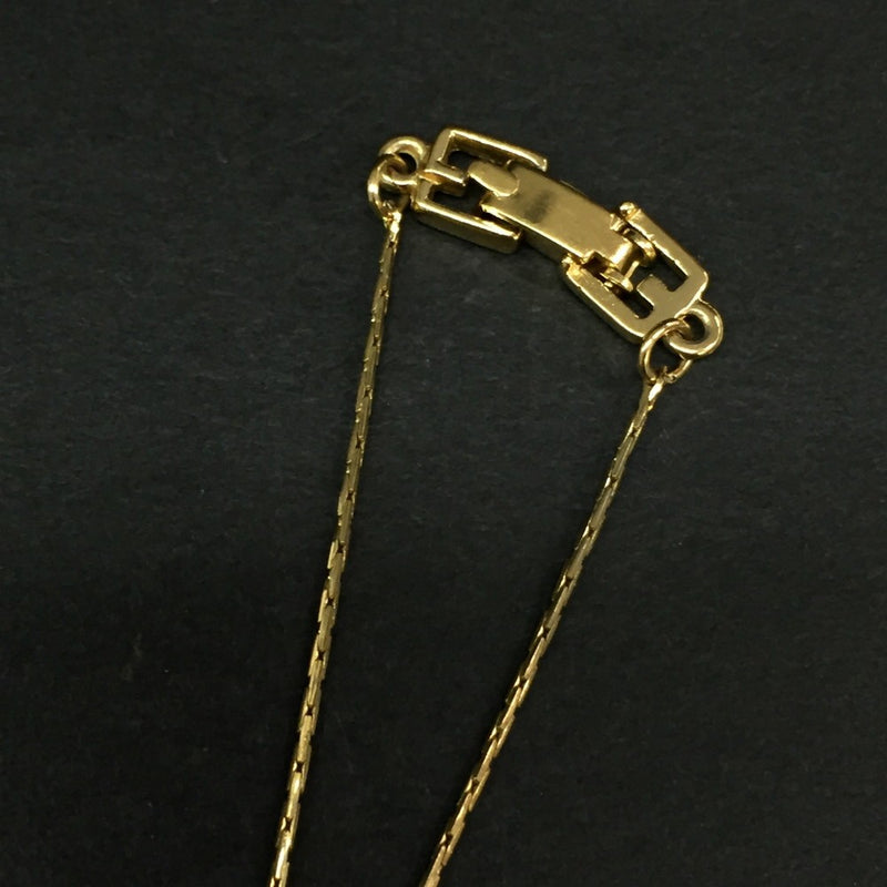 Givenchy G Logo Rhinestone Gold Tone