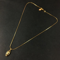 Givenchy G Logo Gold Tone Pendant