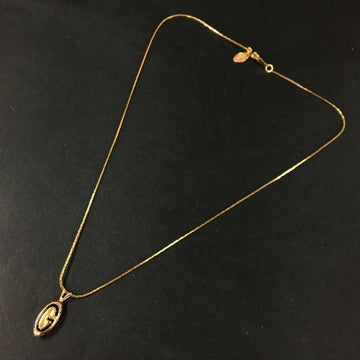 Givenchy G Logo Gold Tone Pendant