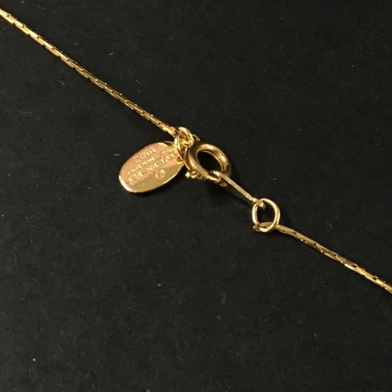 Givenchy G Logo Gold Tone Pendant