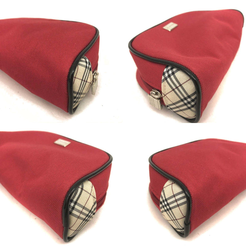 Burberry Logo Plate Nova Check Canvas