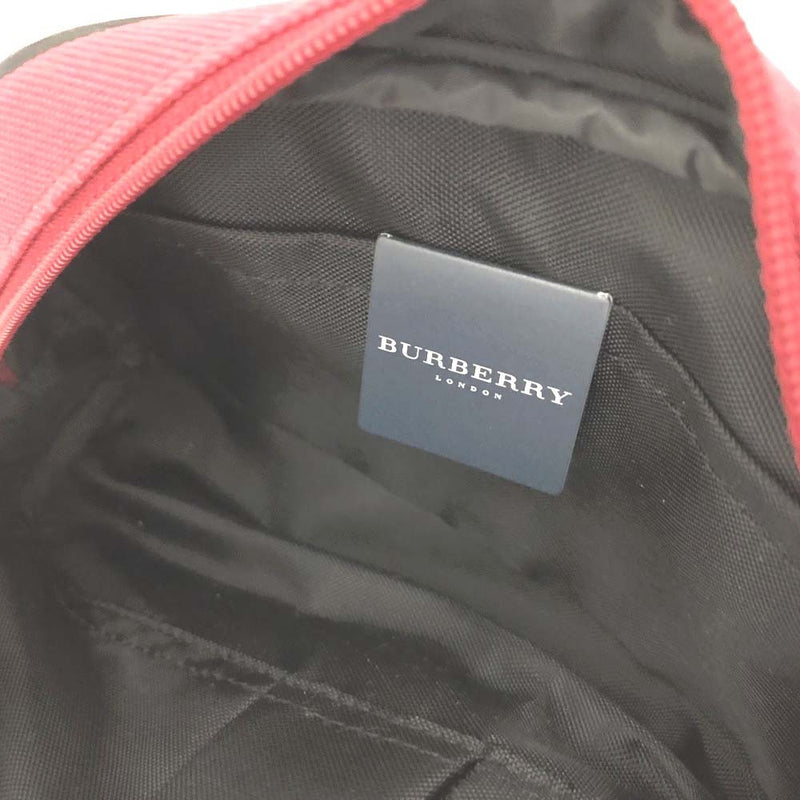 Burberry Logo Plate Nova Check Canvas