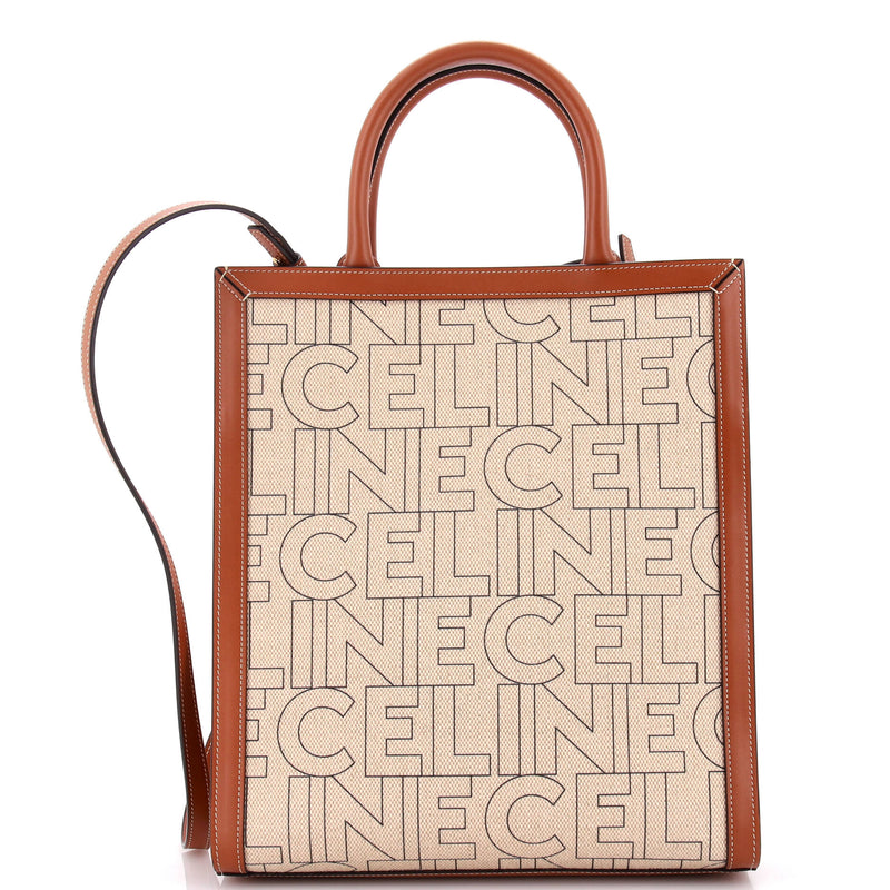 Celine Vertical Cabas Tote Printed