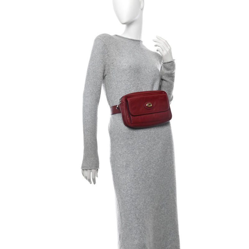 Gucci Fluffy Calfskin Morpheus Belt Bag