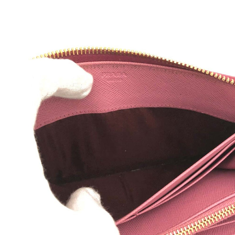 Prada Saffiano Leather Zip Around Long