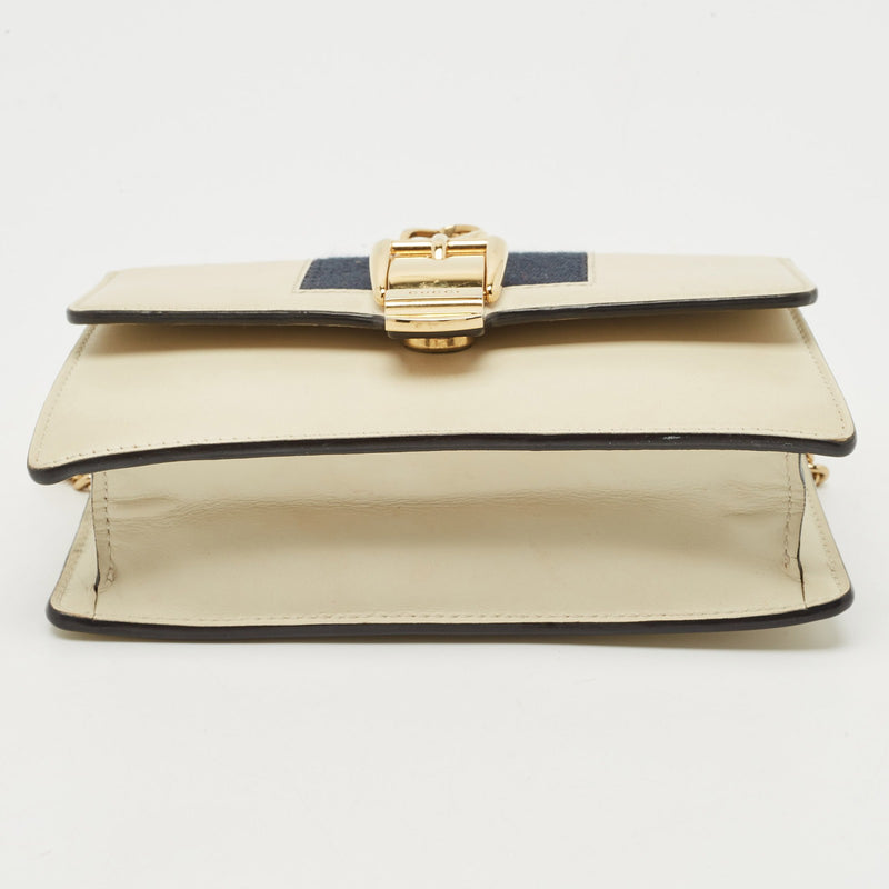 Gucci Off White Leather Super Mini