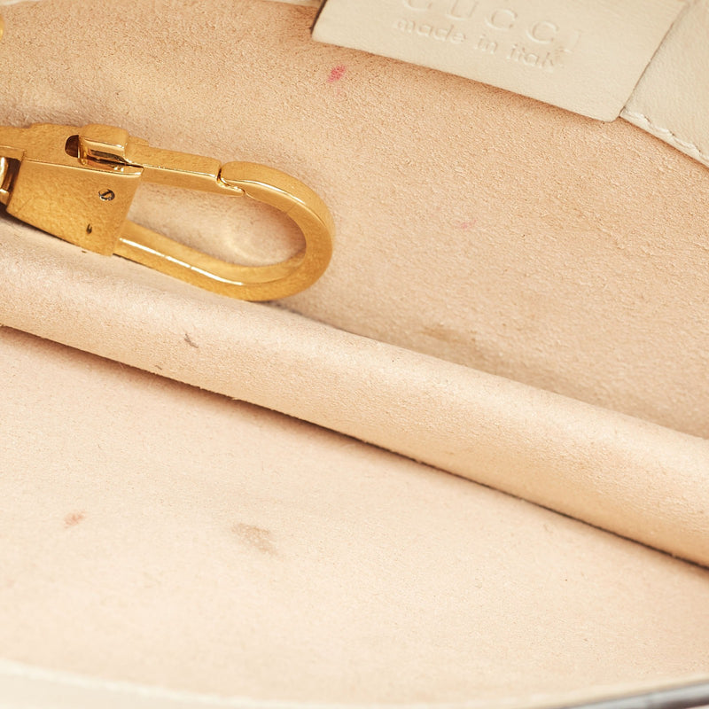 Gucci Off White Leather Super Mini
