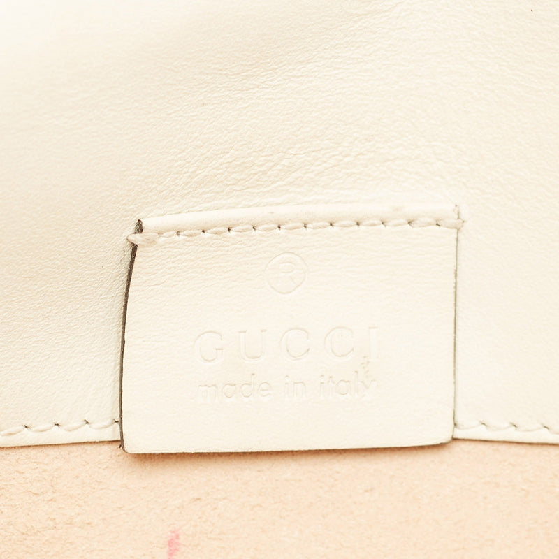 Gucci Off White Leather Super Mini