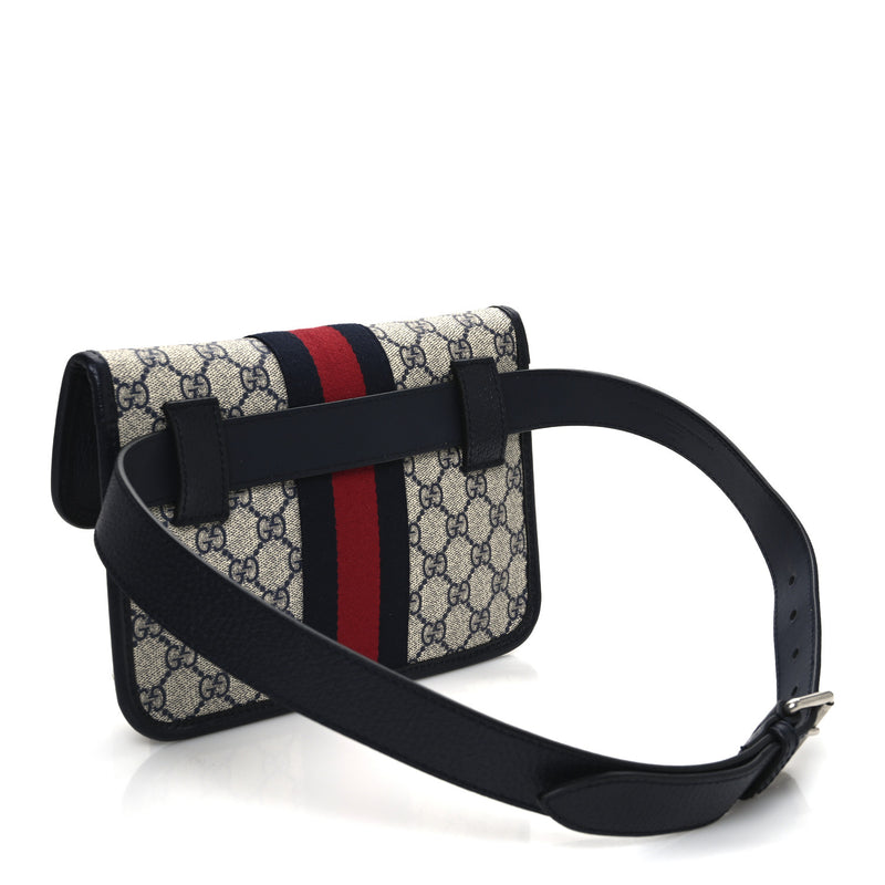 Gucci Gg Supreme Web Small Ophidia Belt
