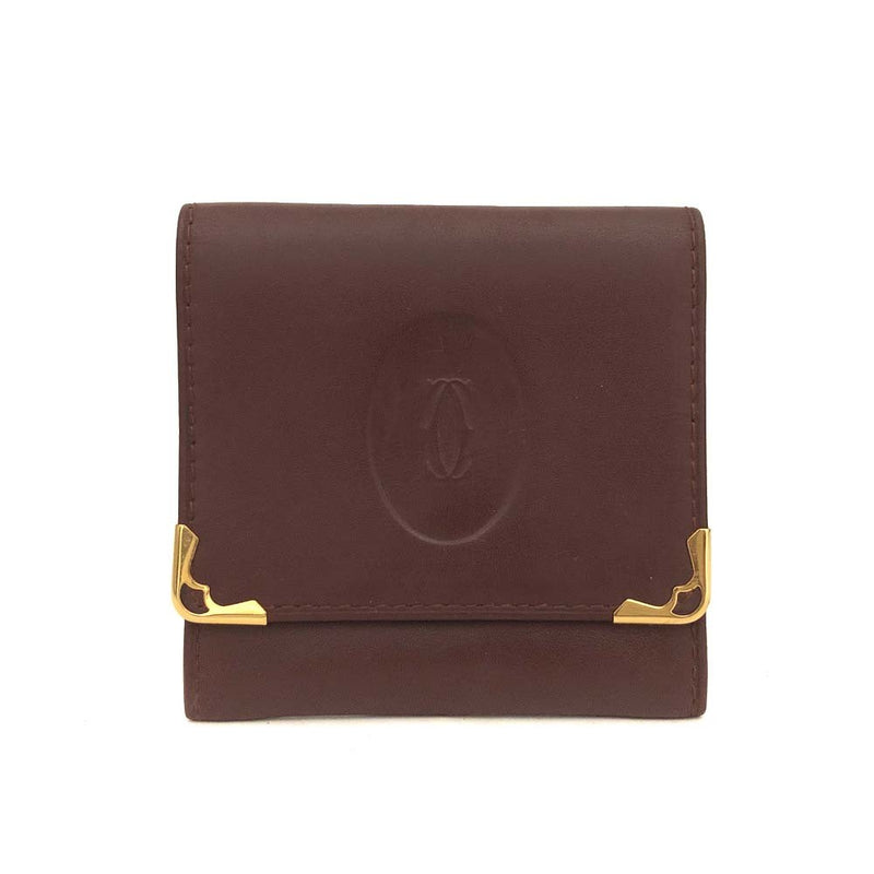 Must De Cartier Leather Coin Purse