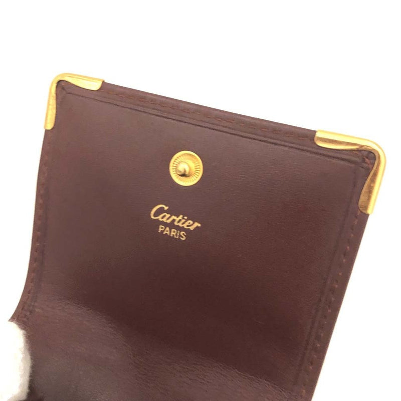 Must De Cartier Leather Coin Purse