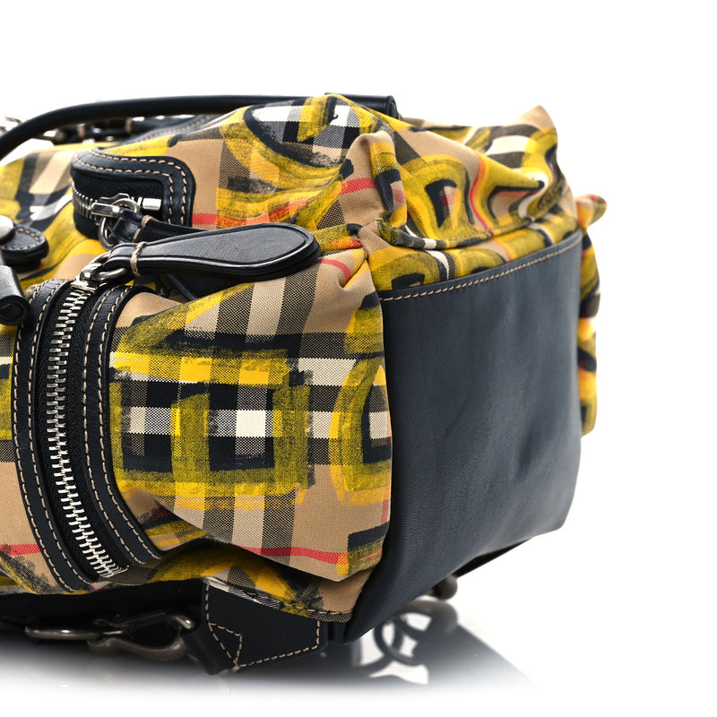 Burberry Calfskin Vintage Check Graffiti