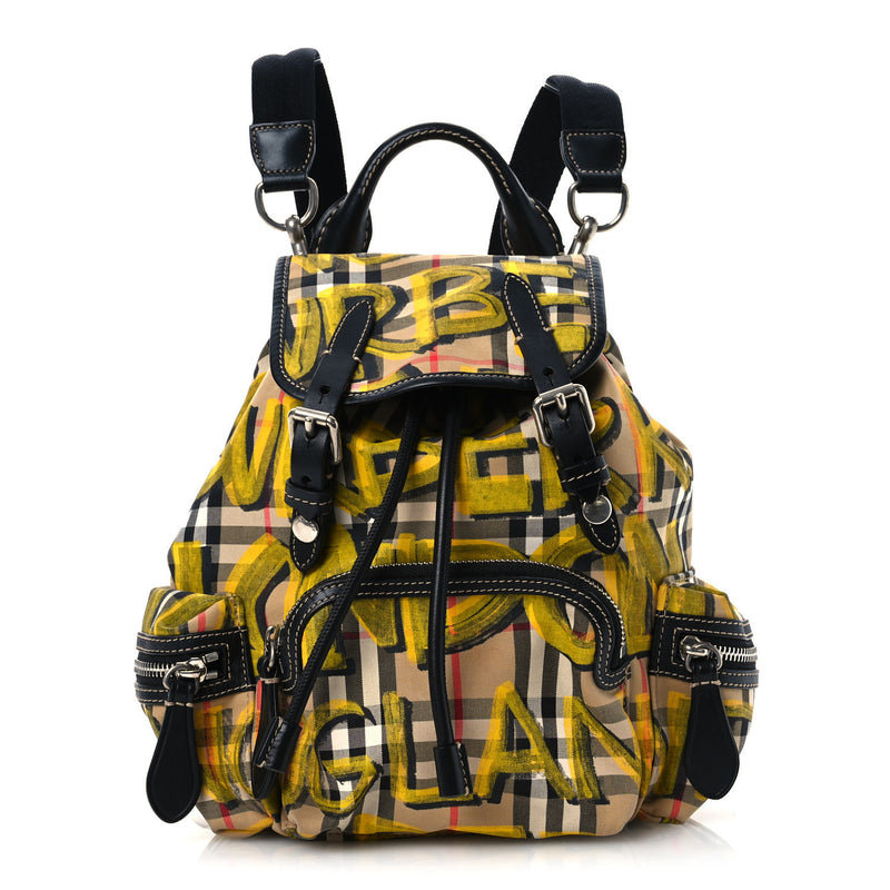 Burberry Calfskin Vintage Check Graffiti