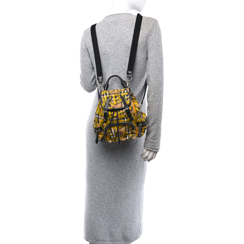 Burberry Calfskin Vintage Check Graffiti
